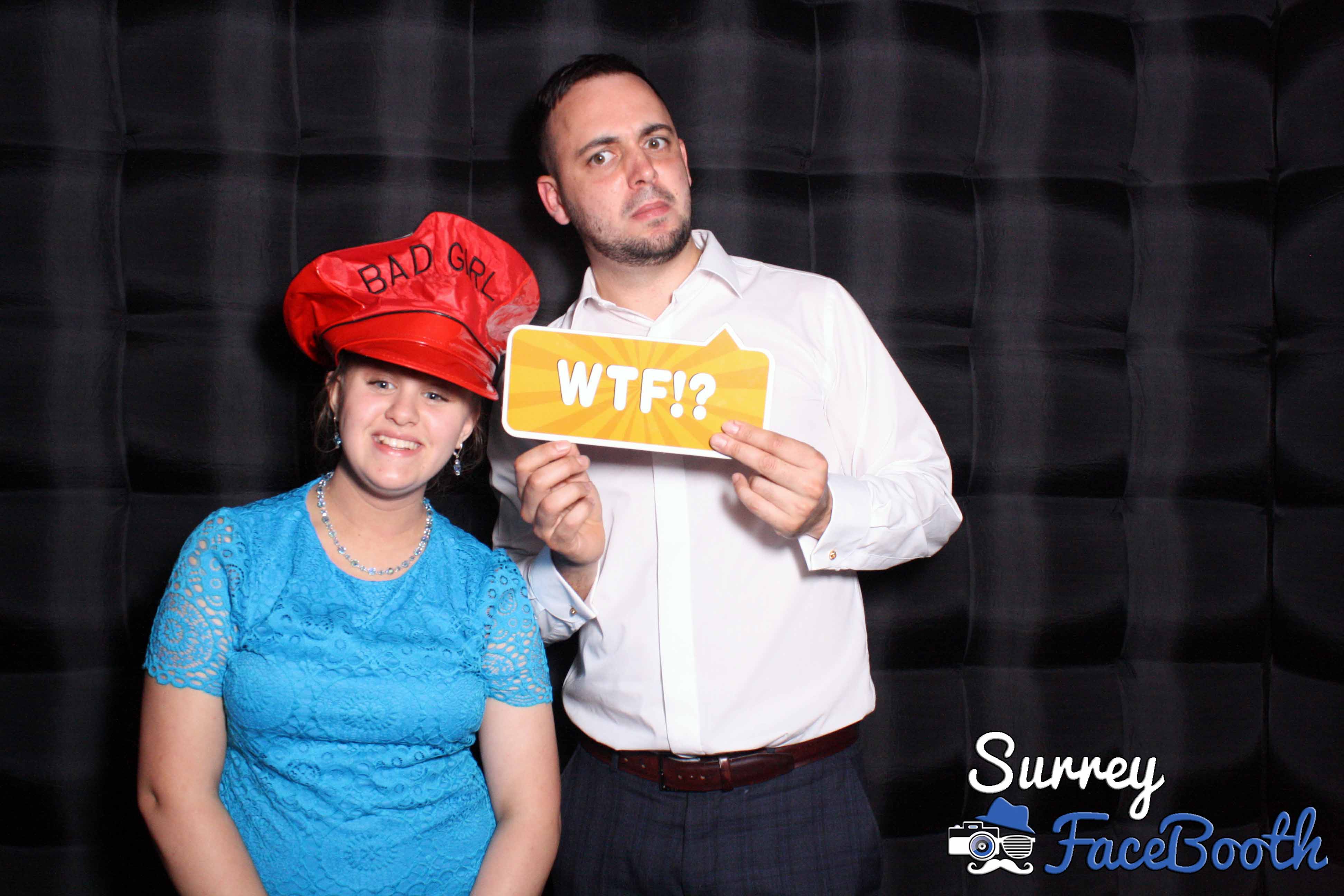 Selina and Steve's Wedding | View more photos from the event at galleries.surreyfacebooth.co.uk/u/Surrey-FaceBooth/Selina-and-Steves-Wedding